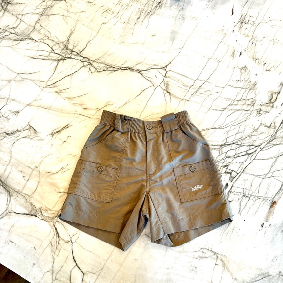 AFTCO Youth Original Fishing Shorts.  Size26.  Khaki. - Picture 1 of 4